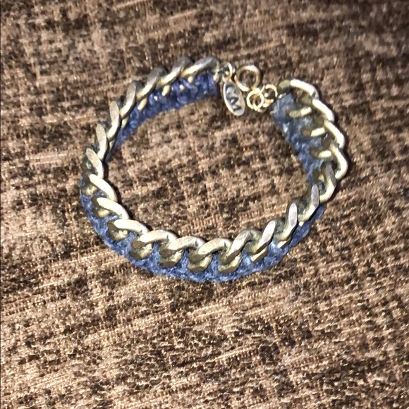 Crochet and Chain Bracelet - Picture 2 of 4